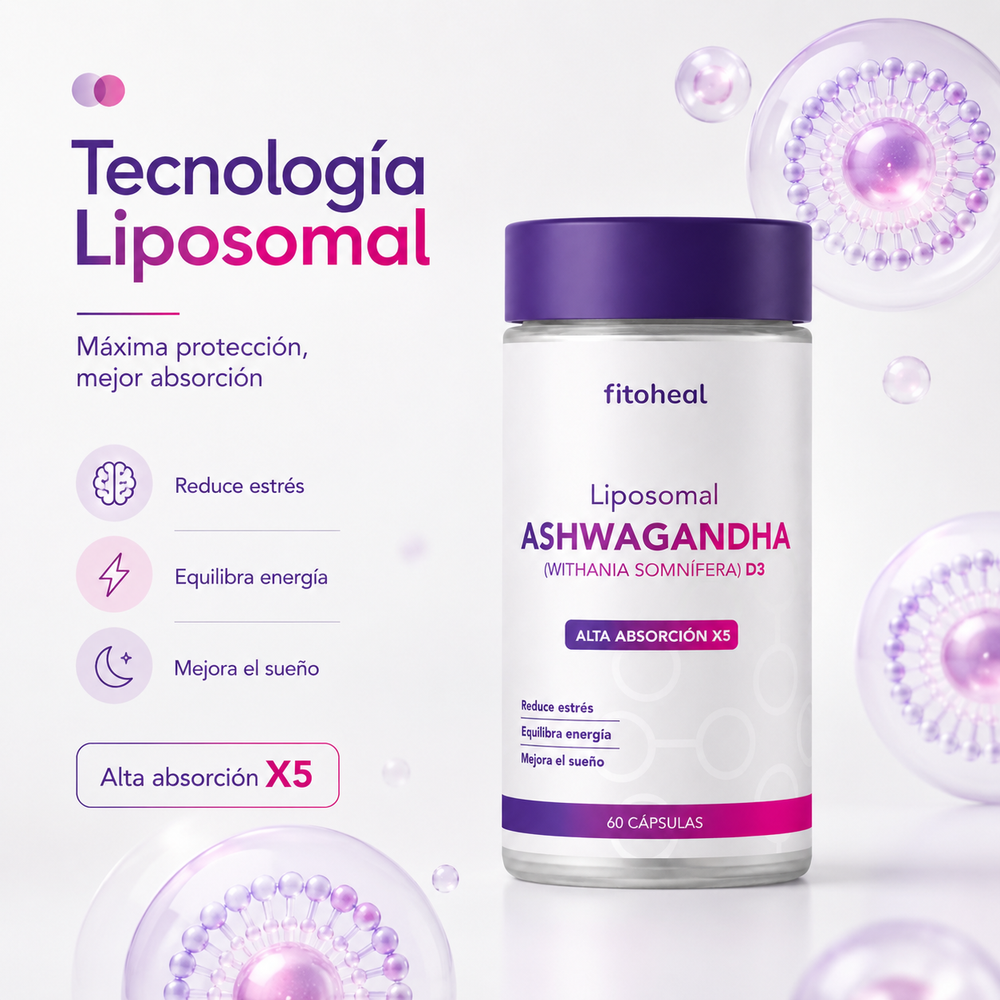 No es solo Ashwagandha. Es tecnología liposomal.