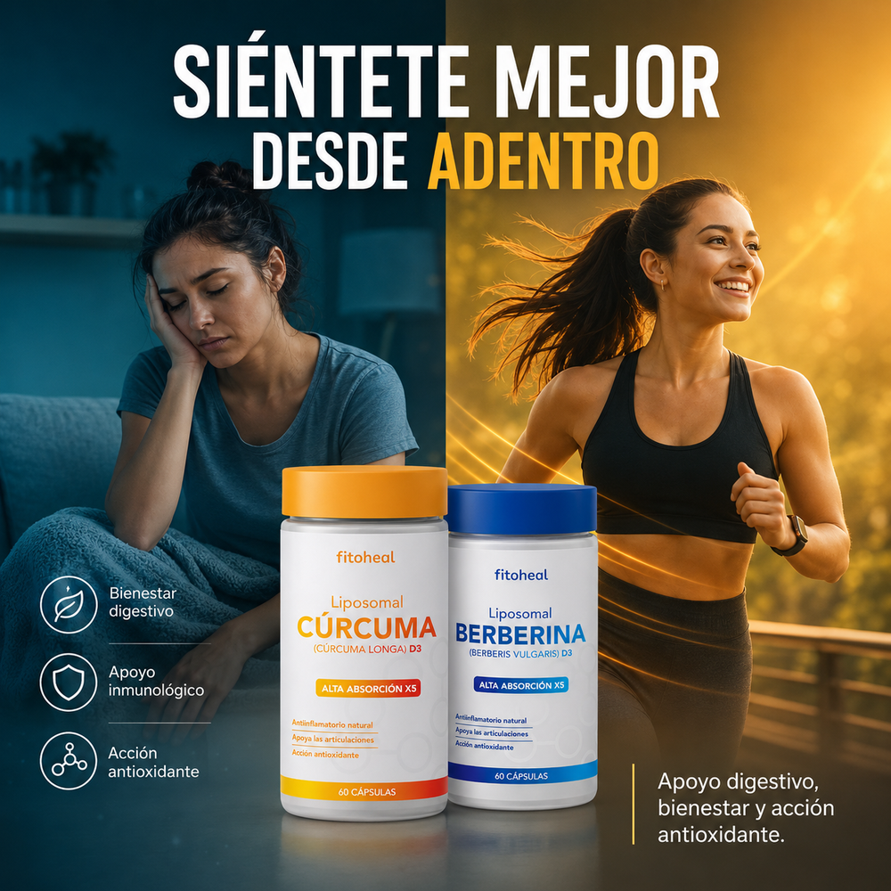 <strong>No es solo Berberina + Cúrcuma. Es tecnología liposomal.</strong>