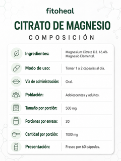 Citrato de Magnesio Liposomal