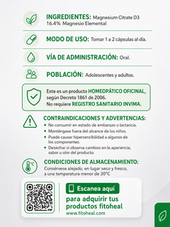 Citrato de Magnesio Liposomal