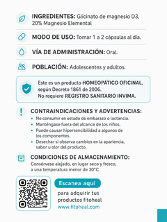 Glicinato de Magnesio Liposomal