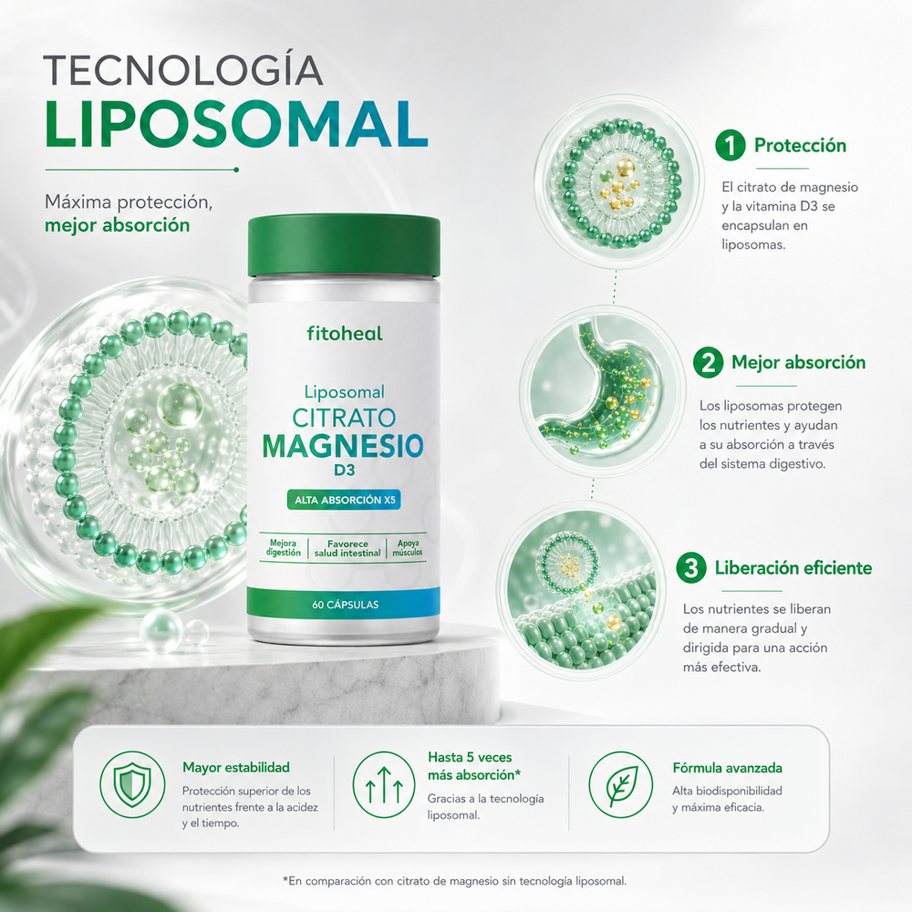 No es solo magnesio. Es citrato liposomal.